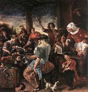 Jan Steen A Merry Party oil painting picture wholesale